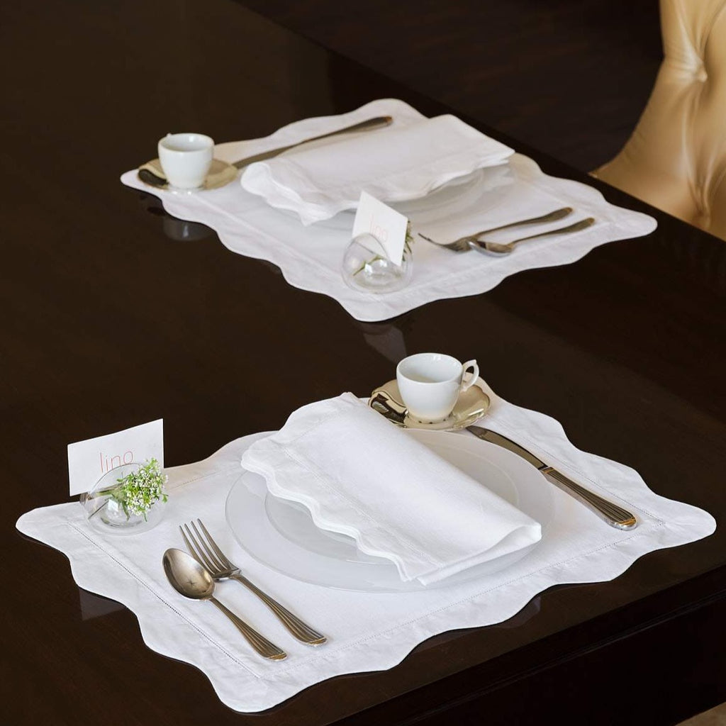 Scallops Dinner Napkin<br> Set of 4